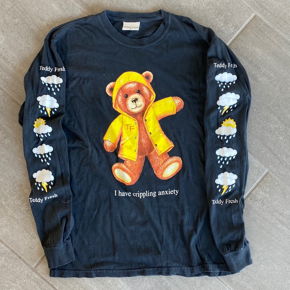 Teddy Fresh long sleeve tee size medium